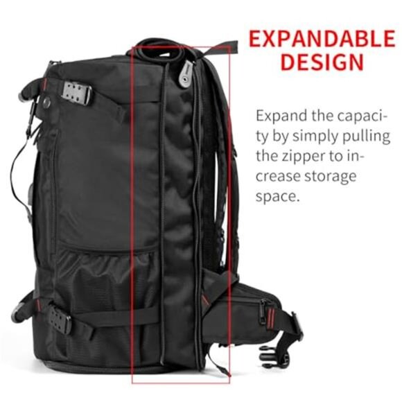 Men\'s Large Capacity Travel Carry On Backpack Durable Convertible main image 4